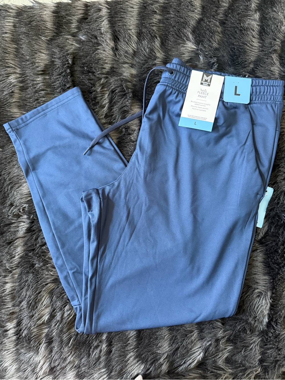 Member's Mark Men's Fleece Pants in Blue